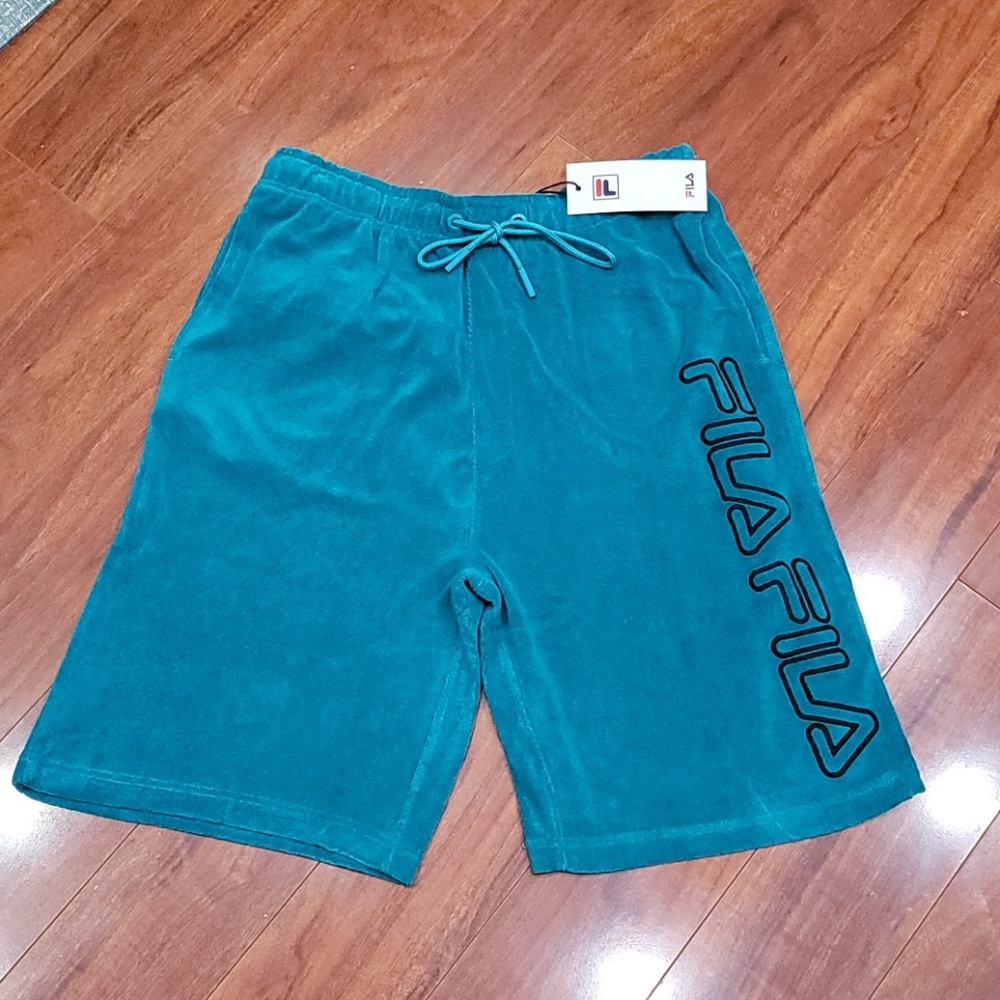 NWT Men's size M Fila terry cloth shorts